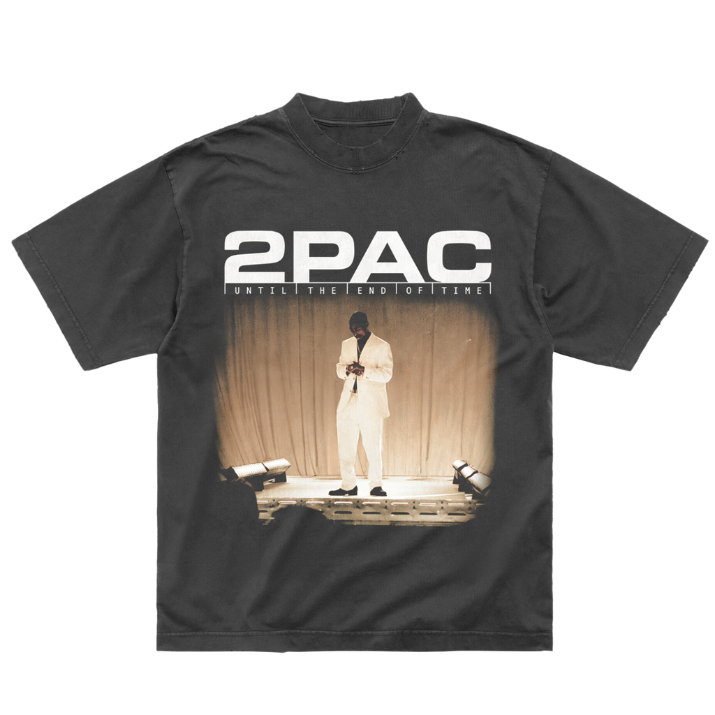 World Wide Washed Black T-Shirt Front