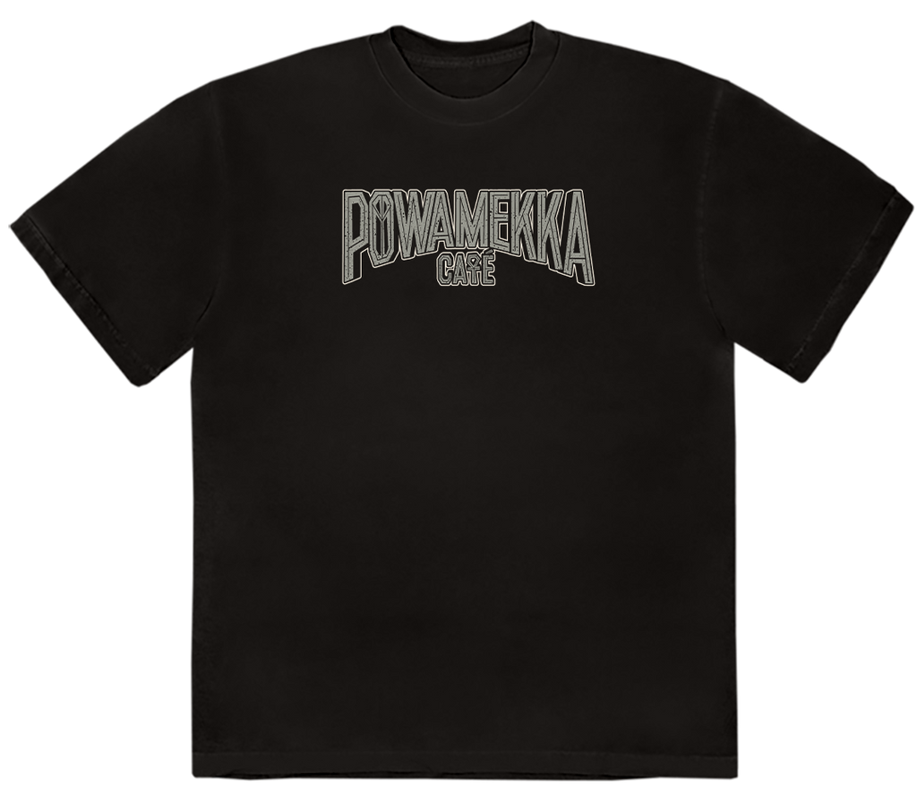 Powamekka Cafe T-Shirt Front