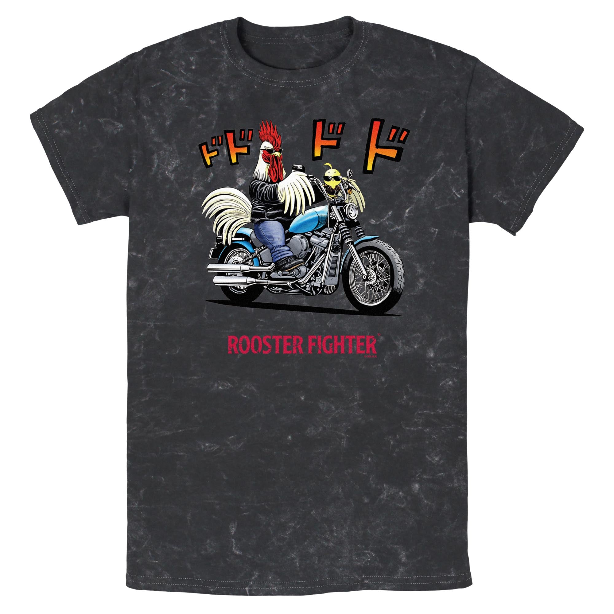 Rooster Fighter Rooster Motorcycle T-shirt