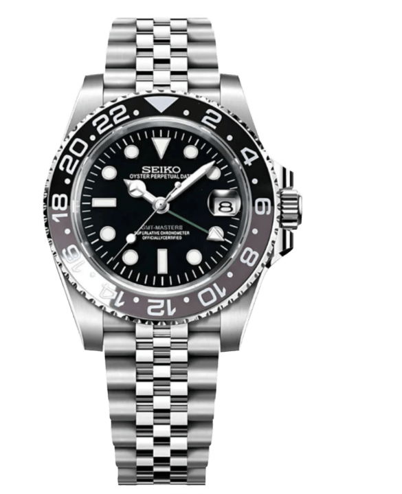 Seiko Mod GMT Bruce Wayne