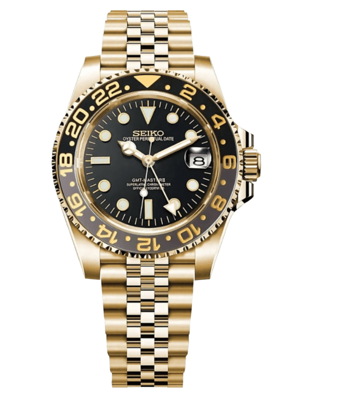 Seiko Mod GMT Gold