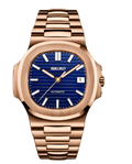 Seiko Mod Nautilus Rose Gold