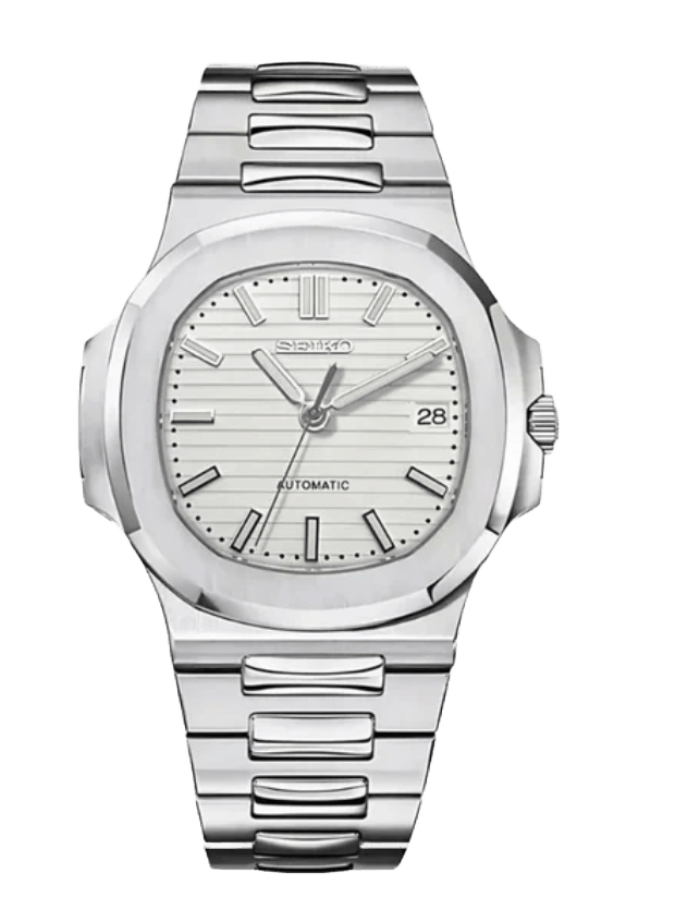Seiko Mod Nautilus White