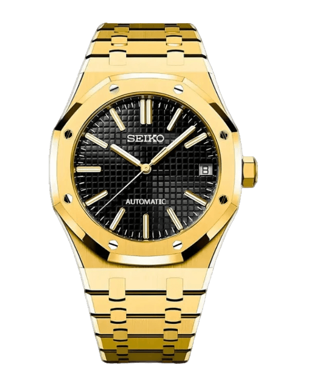 Seiko Mod Royal Oak Gold