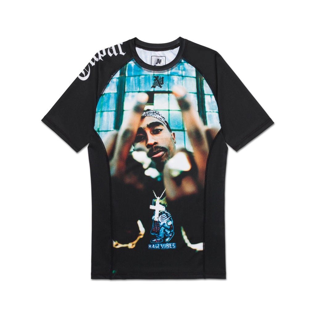 A&P TUPAC Vibes SS Rashguard front