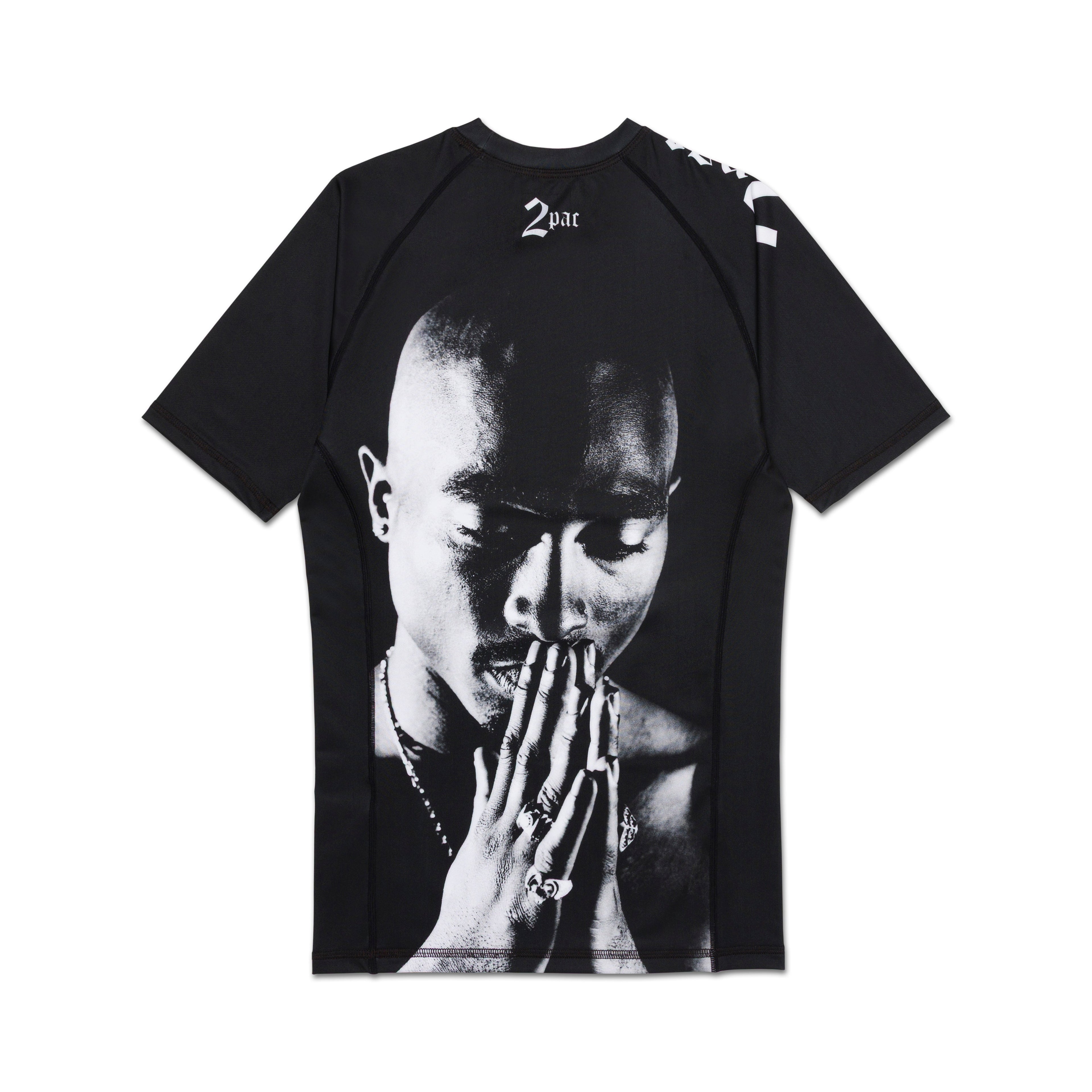 A&P TUPAC Rose SS Rashguard Back