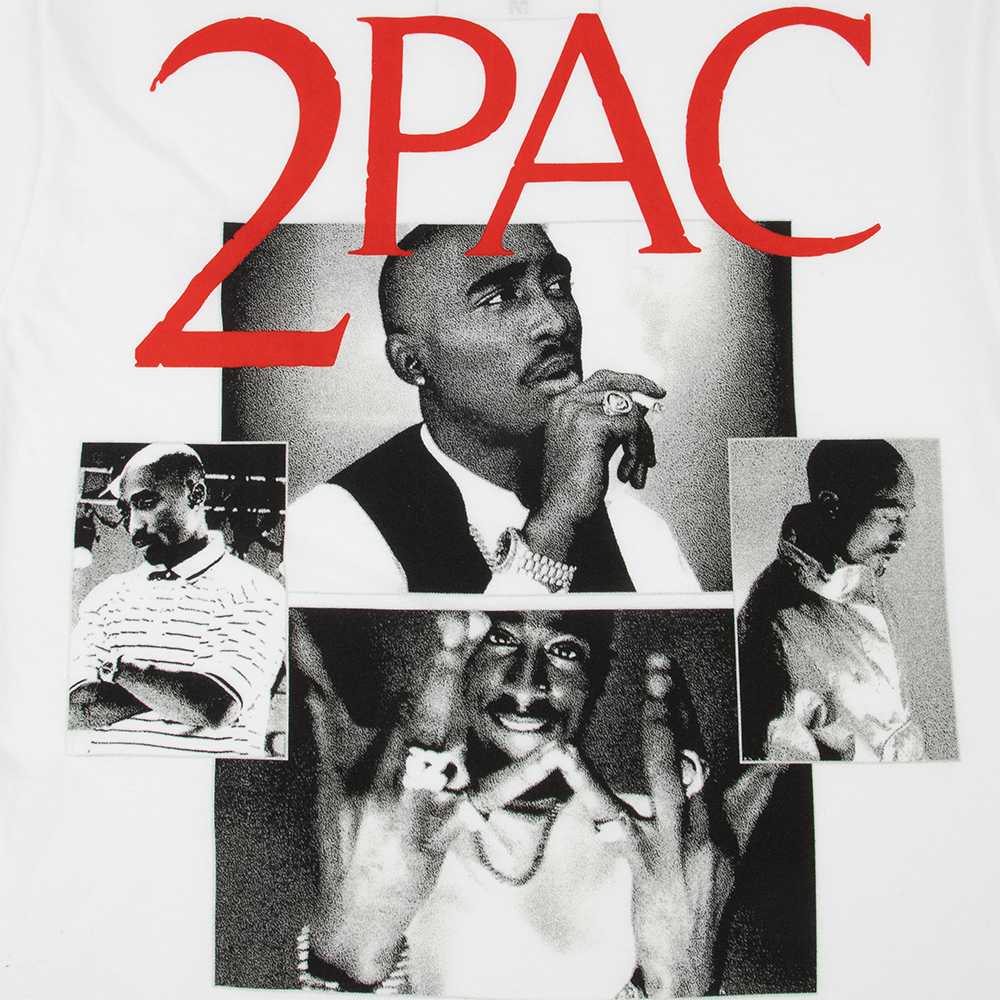 Collage White Tee