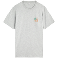 LOEWE ANAGRAM EMBROIDERED COTTON TEE Grey