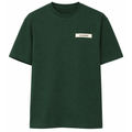 JACQUEMUS LOGO PRINTED GROS GRAIN Tee Dark Green