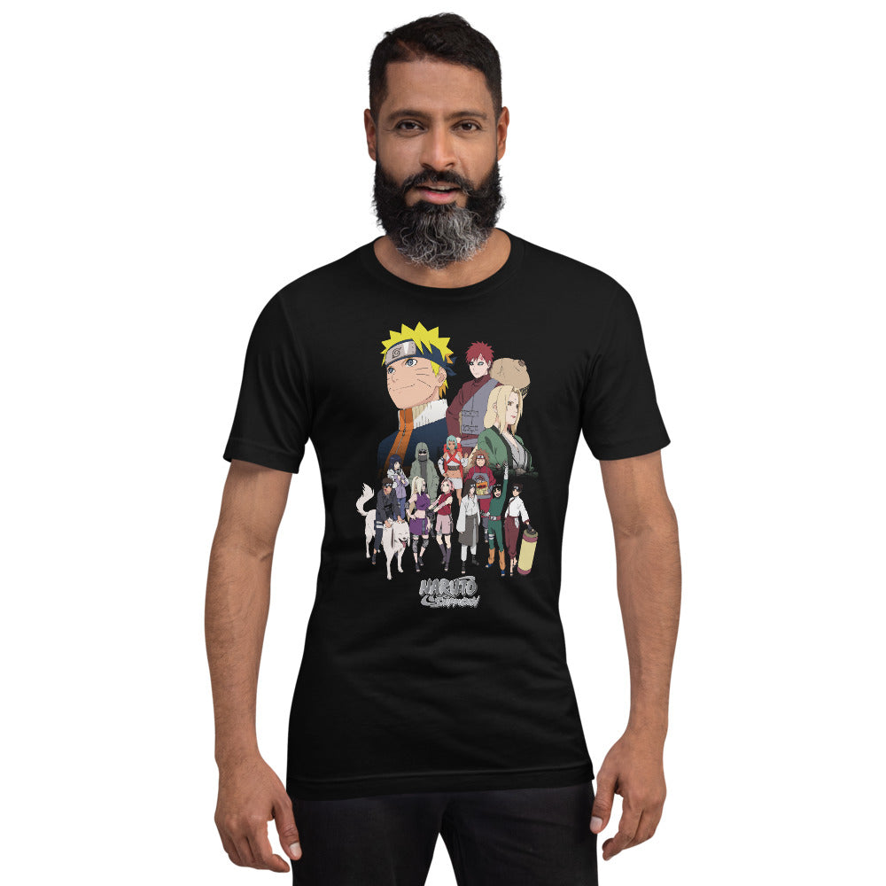 Naruto Shippuden Leaf Village Group T-Shirt